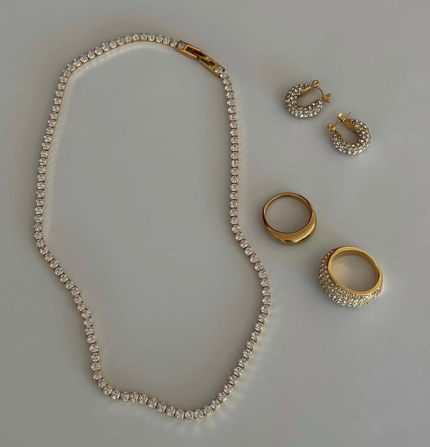 Renée Baby Hoops | 18k Gold Plated