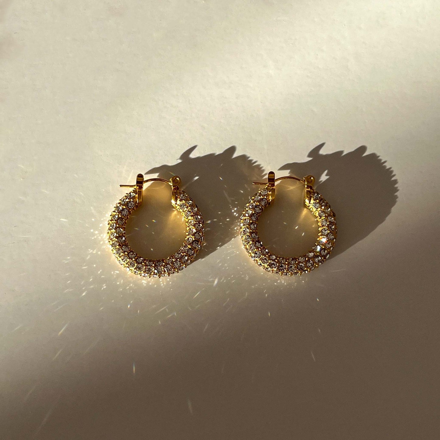 Renée Hoops | 18k Gold Plated