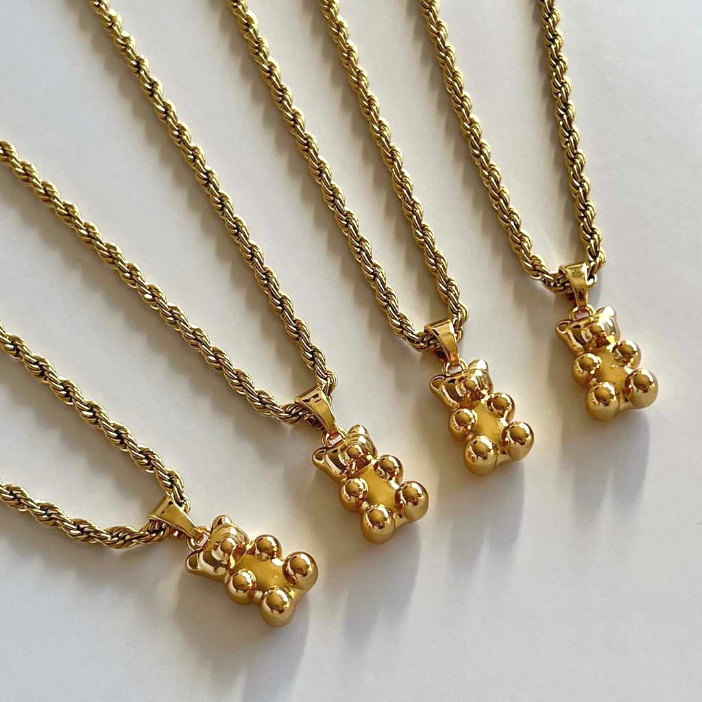 Mishka Necklace | 18k Gold Plated