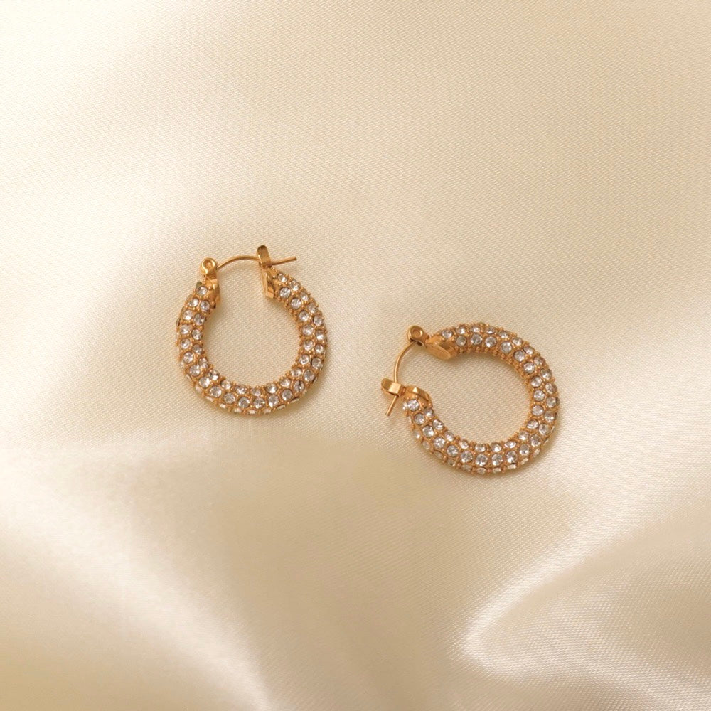 Renée Hoops | 18k Gold Plated