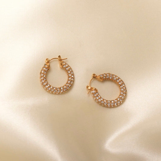 Renée Hoops | 18k Gold Plated