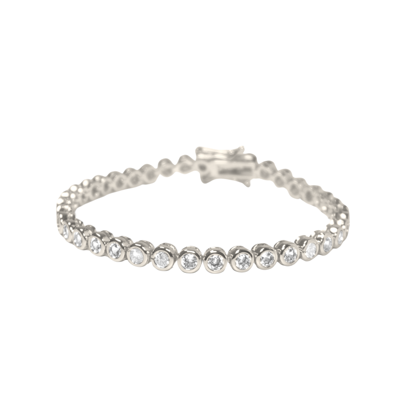 Bezel Tennis Bracelet