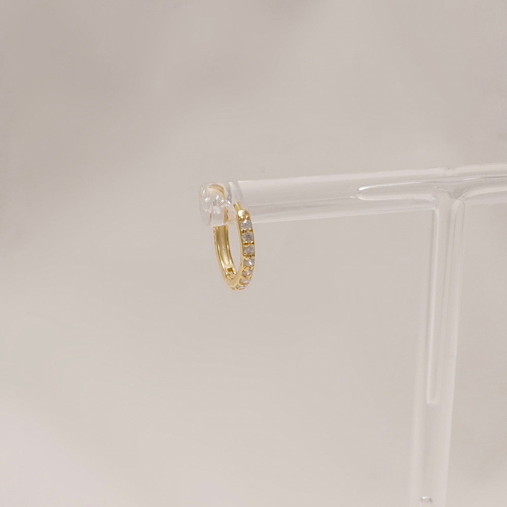 Single Pavé Hoop