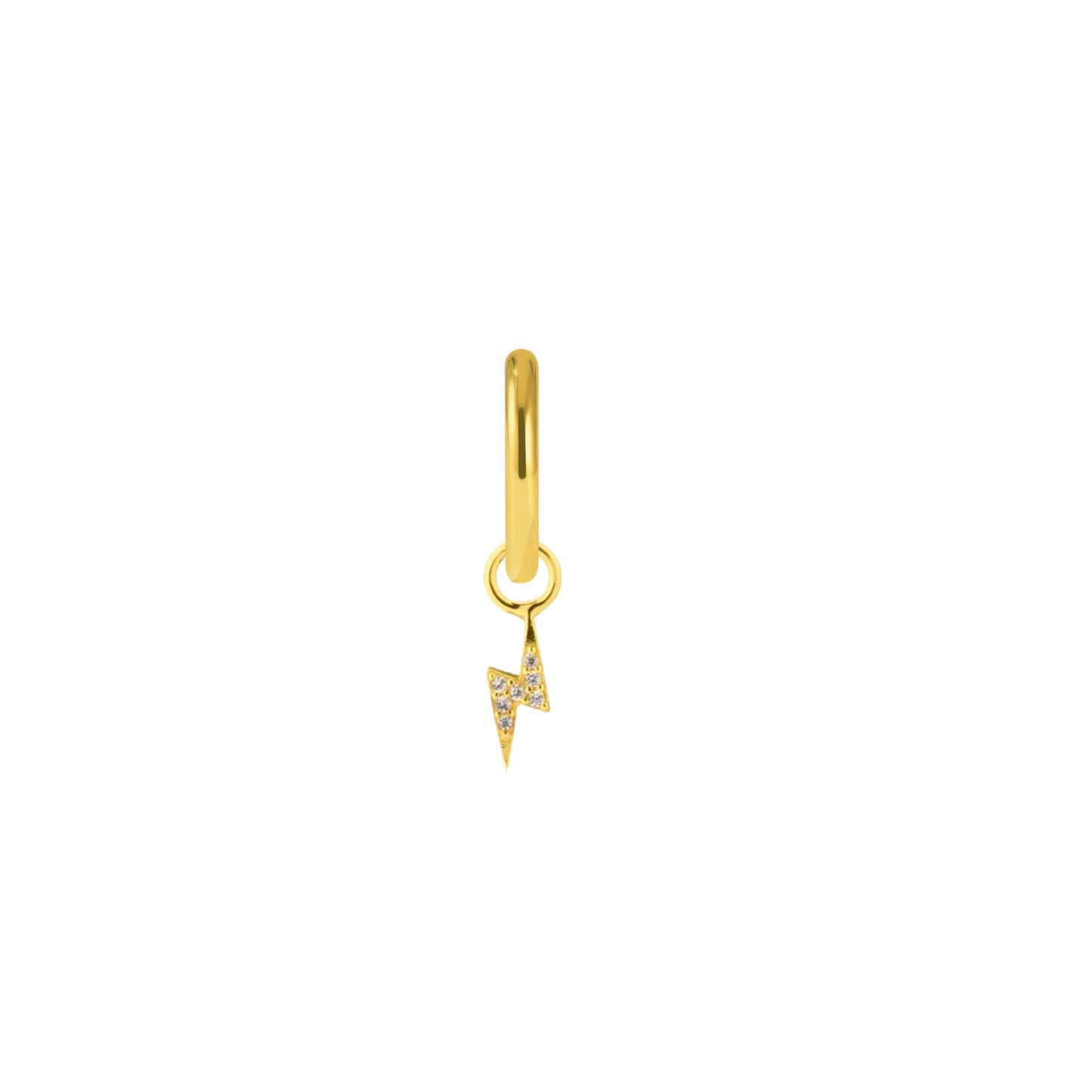 Lightning Bolt Charm | 925 Sterling Silver