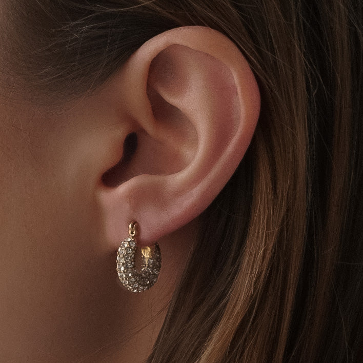 Renée Baby Hoops | 18k Gold Plated