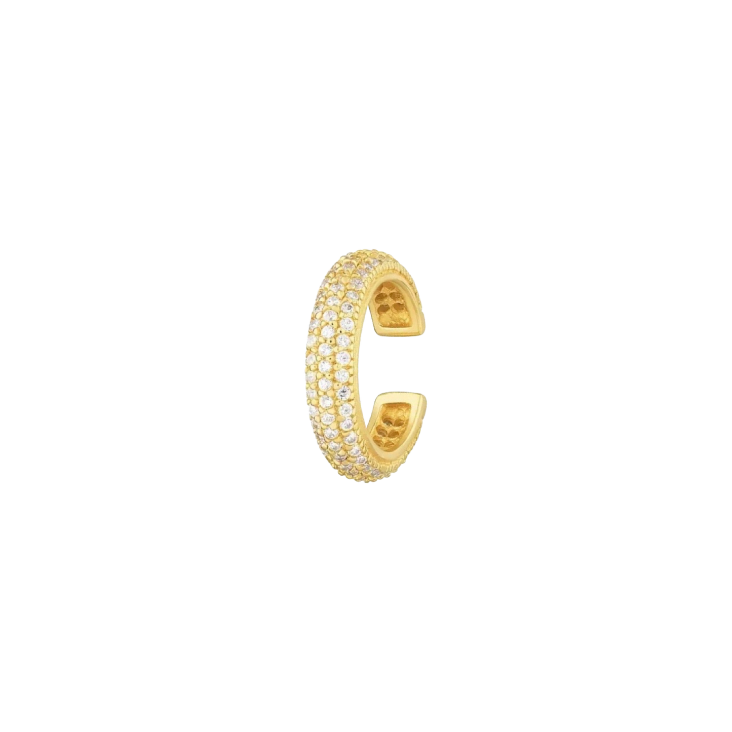 Pavé Ear Cuff | Gold Plated 925 Sterling Silver