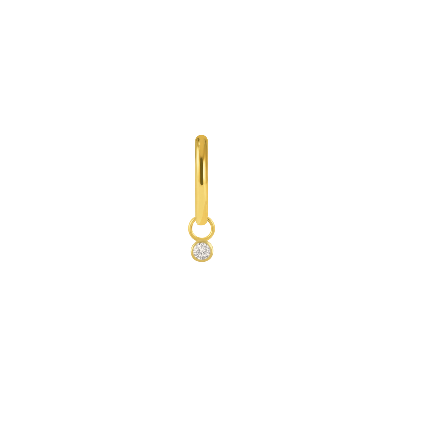 Bezel Charm | 925 Sterling Silver