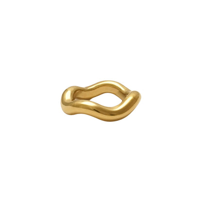 Wave Ring | 18k Gold Plated