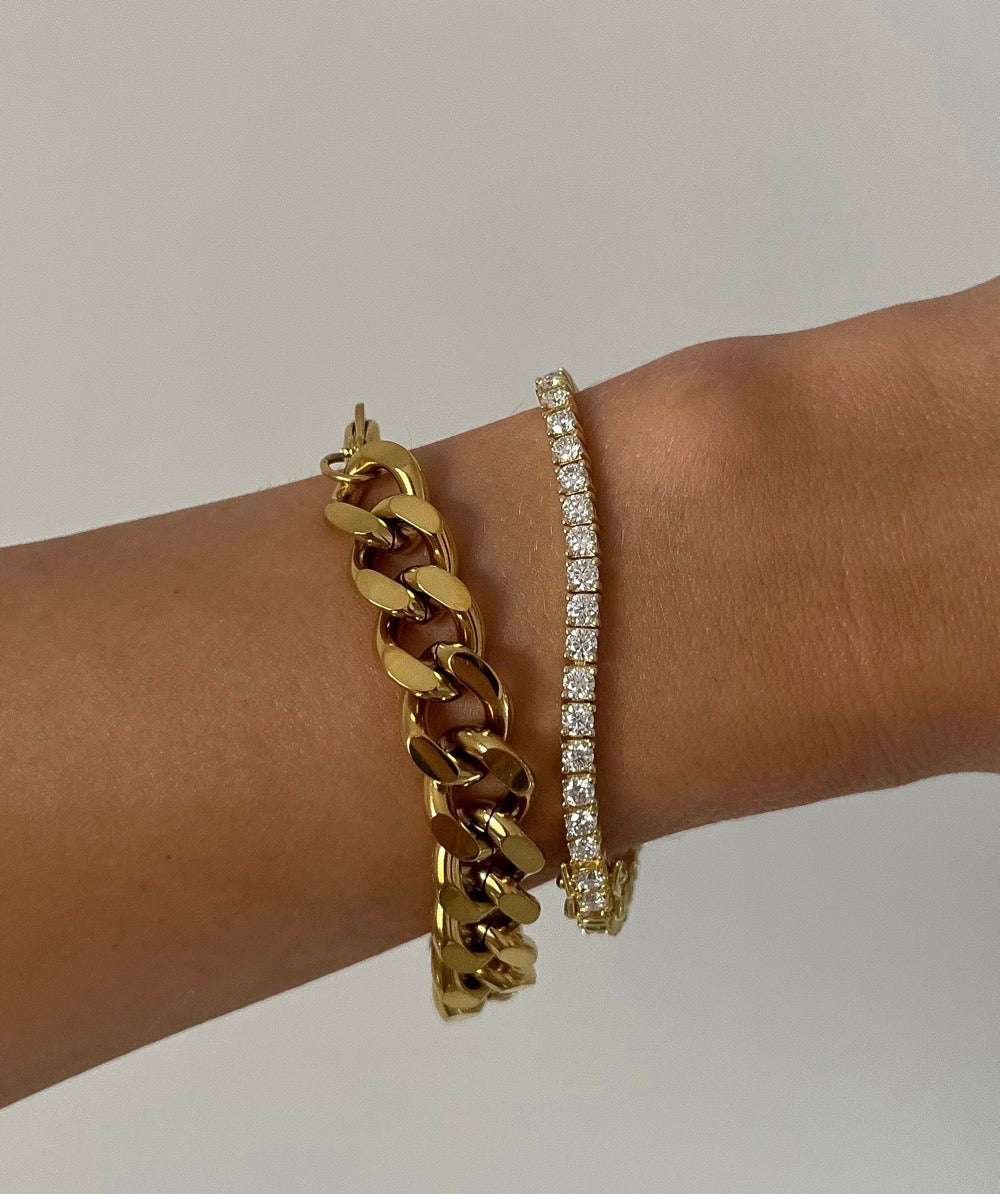 Sage Bracelet | 18k Gold Plated