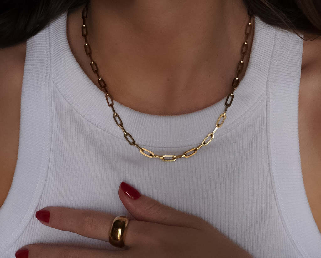 Camille Necklace | 18k Gold Plated
