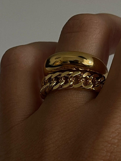 Naiomi Ring | 18k Gold Plated