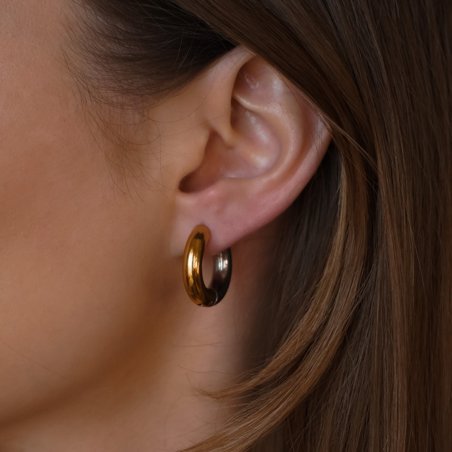 Double Hoops | 18k Gold Plated