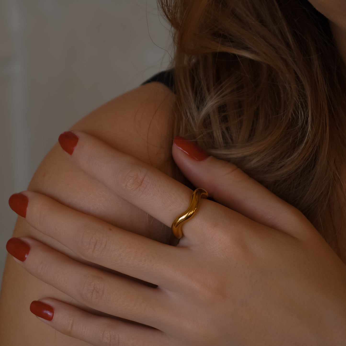 Wave Ring | 18k Gold Plated