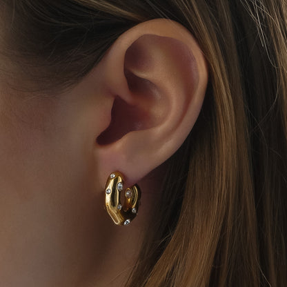 Kiara Earrings | 18k Gold Plated